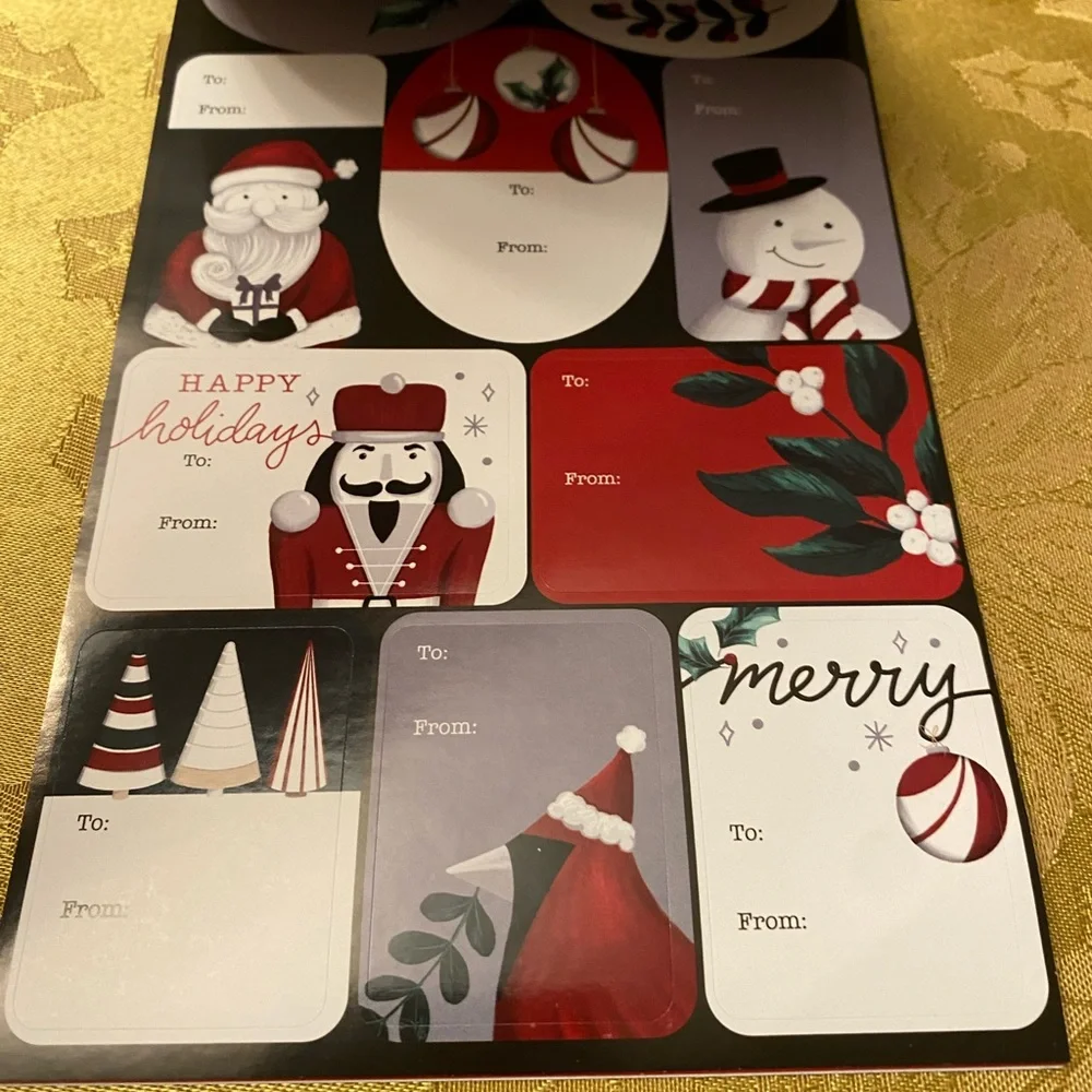 Christmas Holiday Bags and Tags